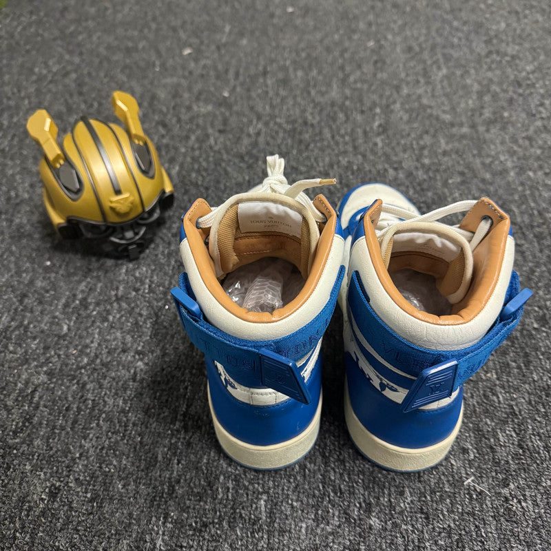 Louis Vuitton Rivoli Blue and White Sneakers 0079