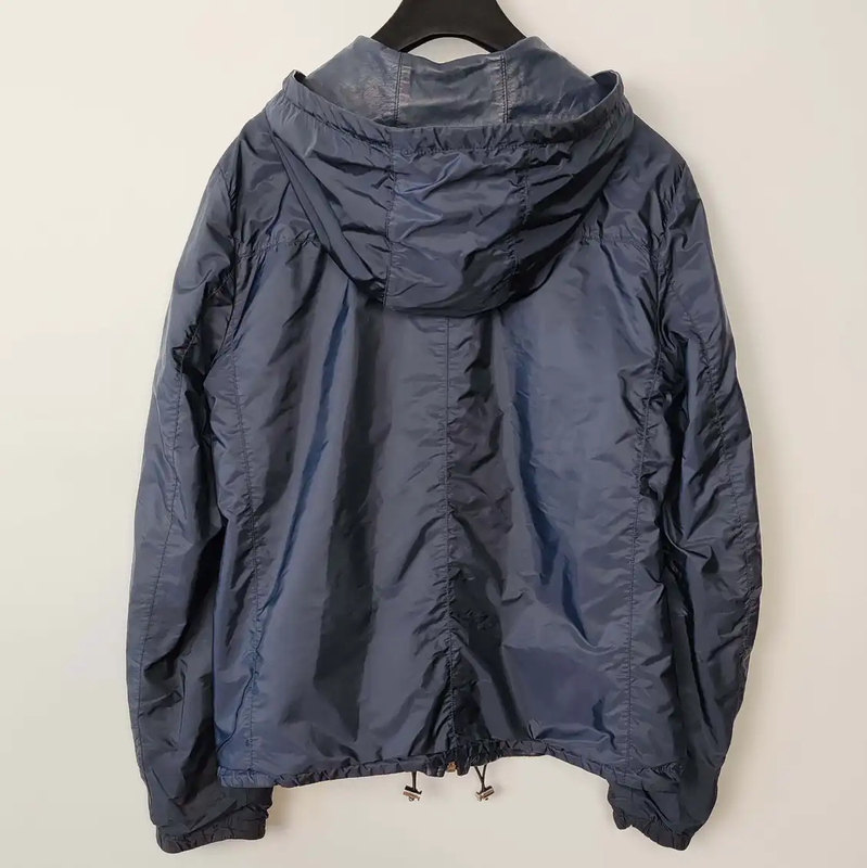 Prada Navy Blue Shell Men's Jacket