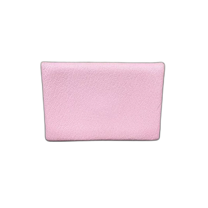 Hermes Calvi Card Holder in Pink