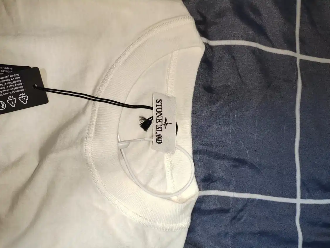 Stone Island Men's Summer White Cotton T-Shirt 0089