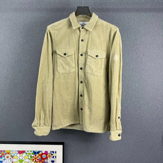 Stone Island M Yellow Corduroy Jacket 0089
