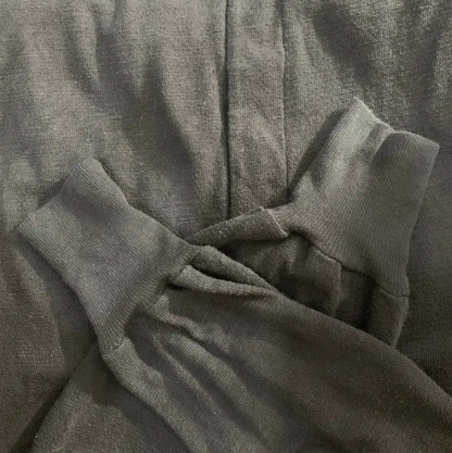 Rick Owens Black Cotton Casual Pants S-size 0089