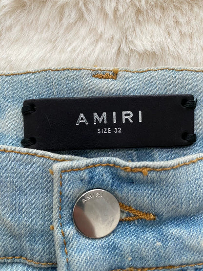 Distressed Blue Denim Pants by Amiri