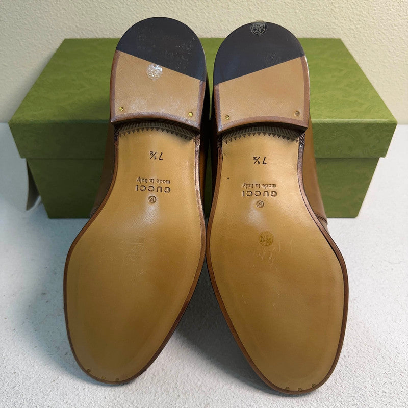 Gucci Interlocking Leather Casual Loafers for Men 0079