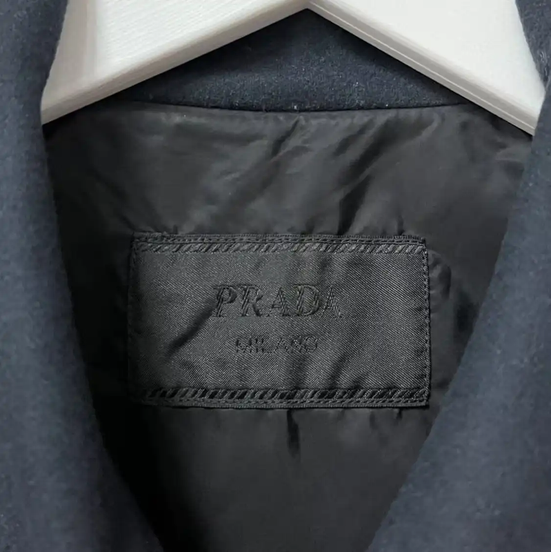 Prada Black Wool Short Sleeve Shirt
