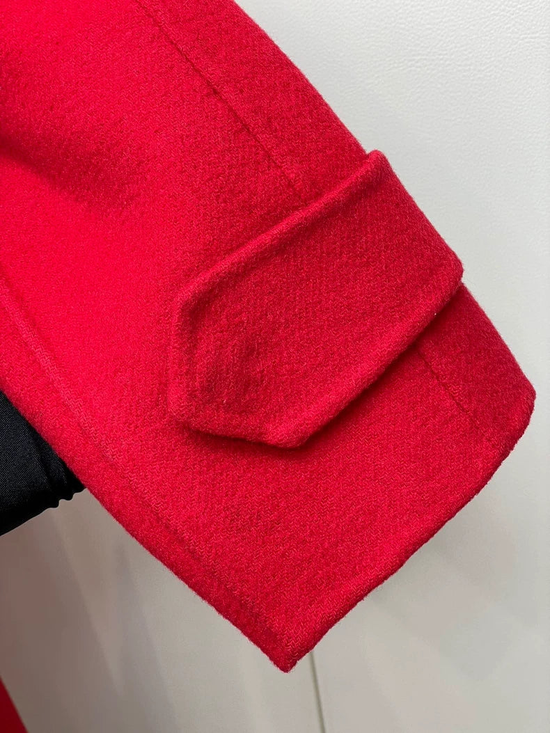 Red Wool Coat from maxmara