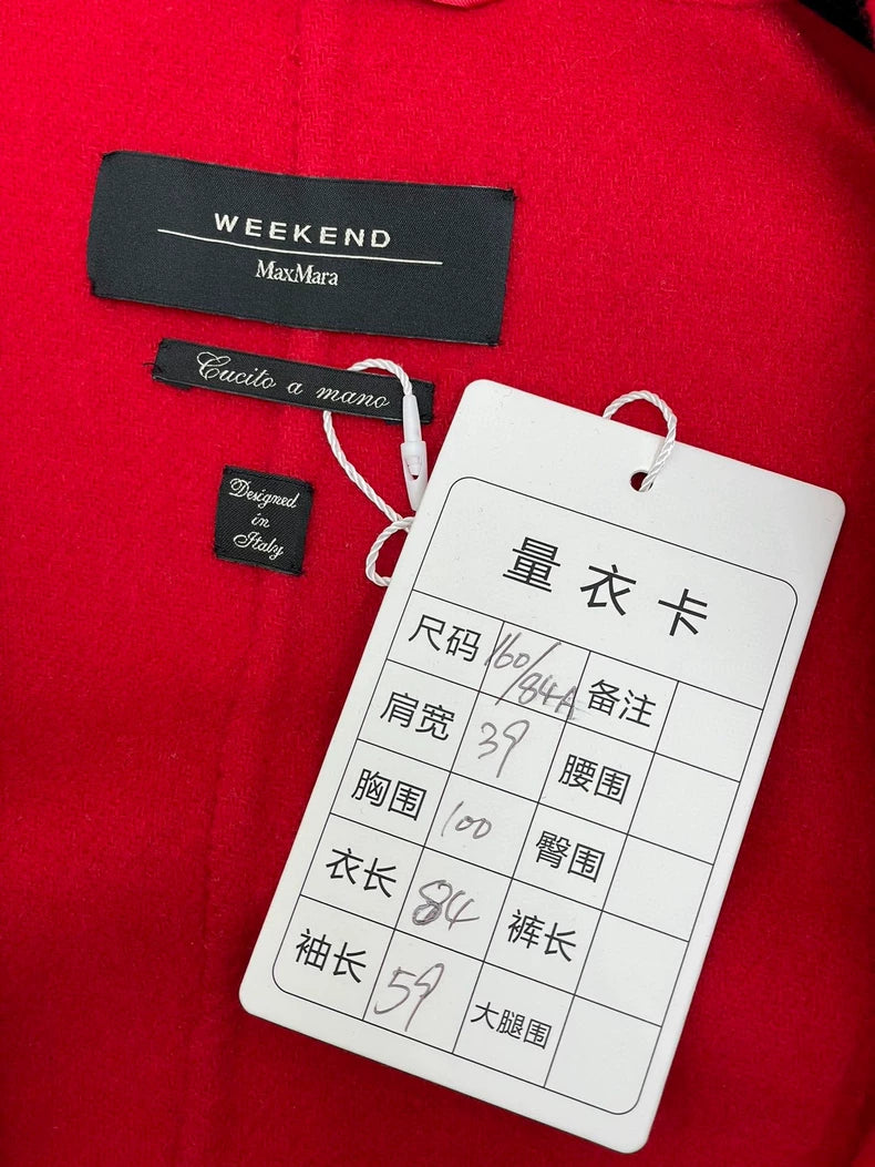 Red Wool Coat from maxmara