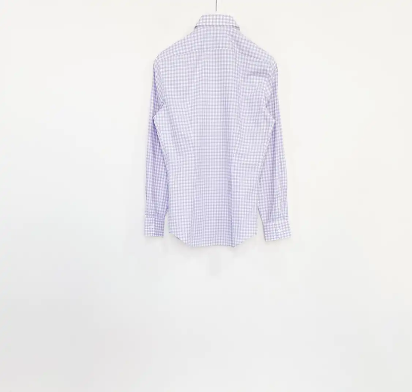 Prada Purple Cotton Long Sleeve Shirt Large