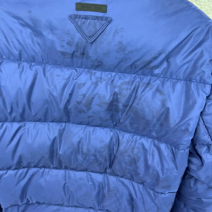 Prada Men's Large Navy Down Jacket