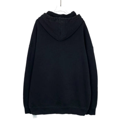 Givenchy Black Cotton Hoodie with Print