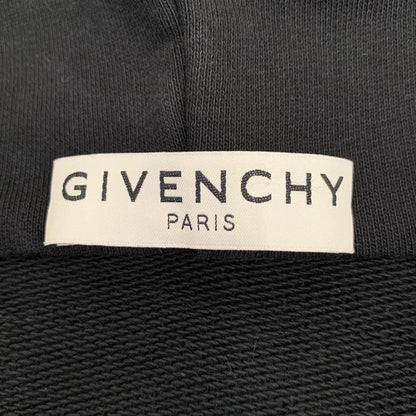 Givenchy Black Cotton Hoodie with Print