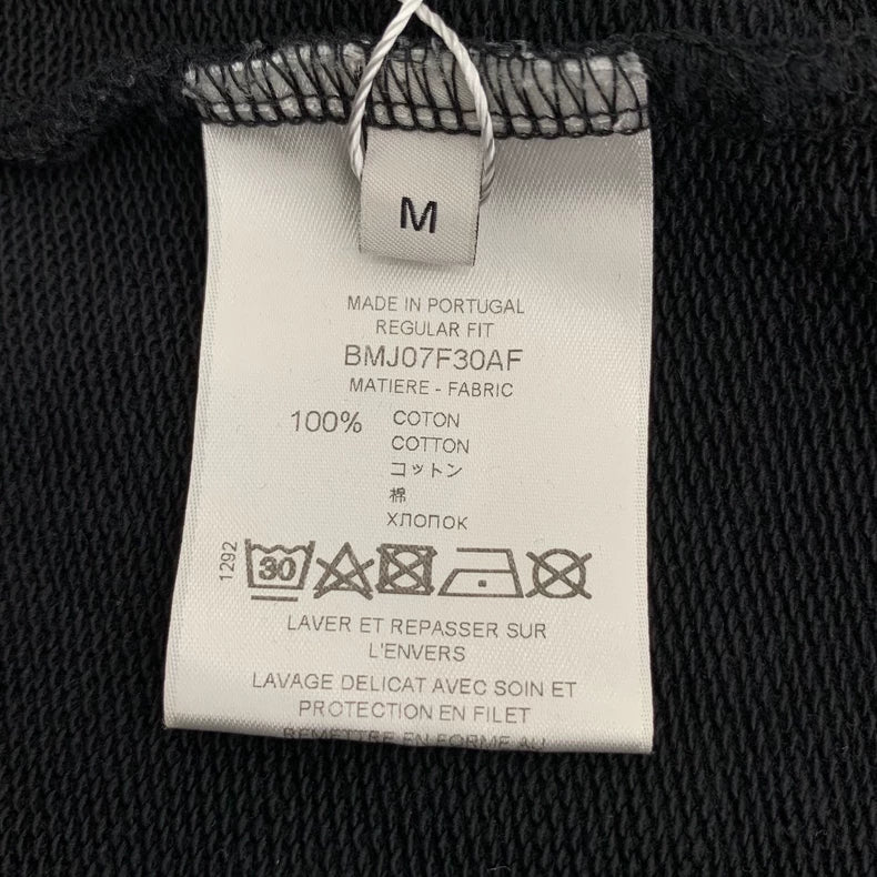 Givenchy Black Cotton Hoodie with Print