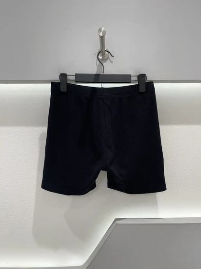 Chrome Hearts Black Cotton Embroidered Shorts 0089
