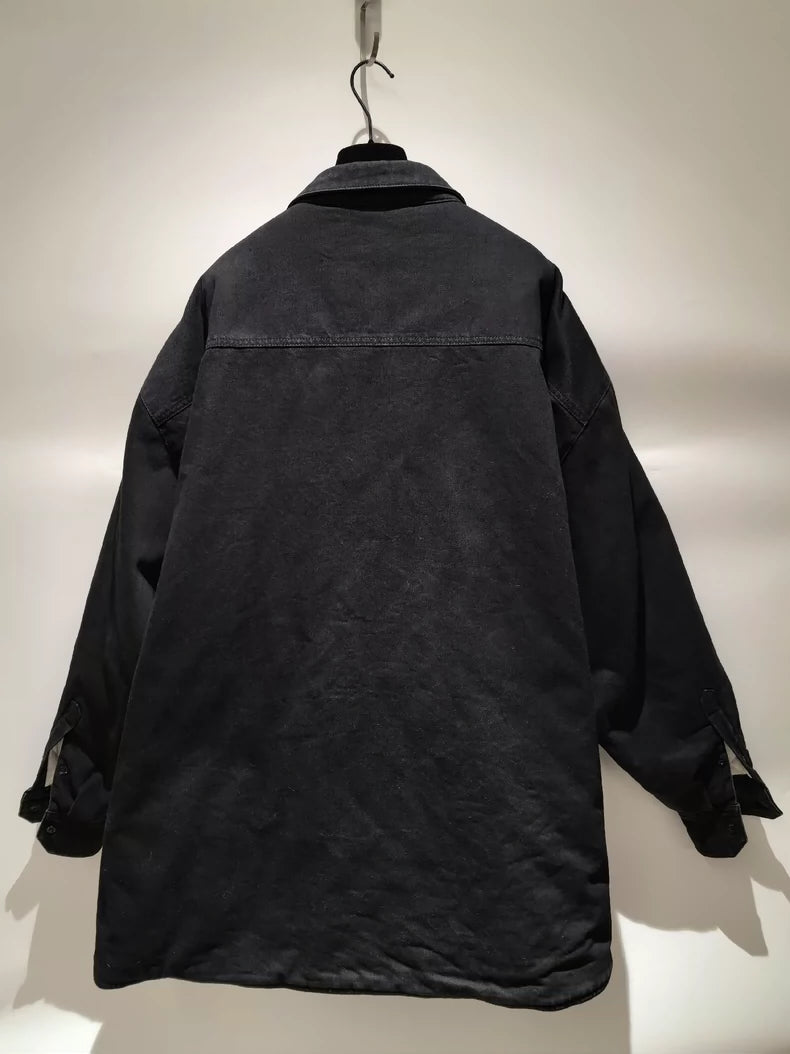 Raf Simons Oversized Black Shirt