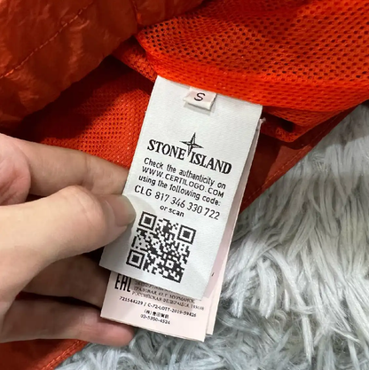 Stone Island Red Nylon Men's Jacket 0089