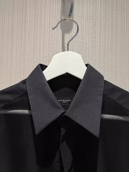 Givenchy Silk Blend Polo Collar Shirt