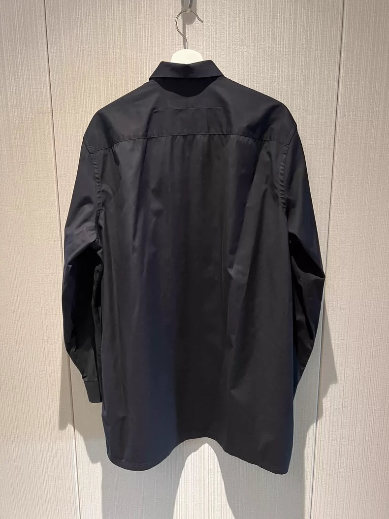 Givenchy Silk Blend Polo Collar Shirt