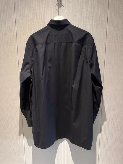 Givenchy Silk Blend Polo Collar Shirt