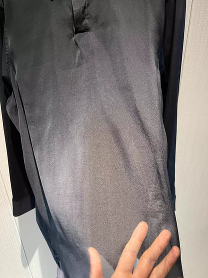 Givenchy Silk Blend Polo Collar Shirt