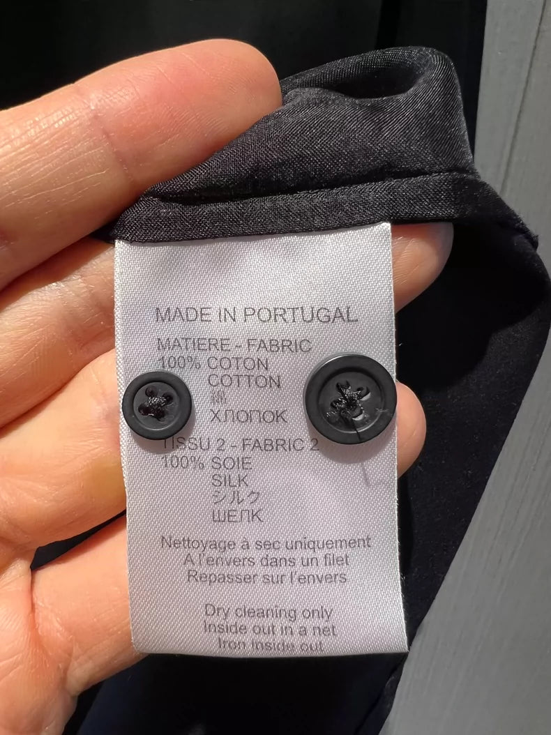 Givenchy Silk Blend Polo Collar Shirt