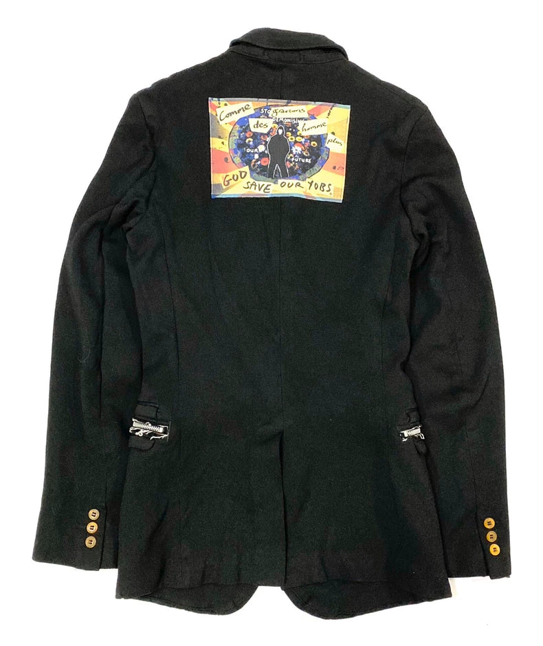 Comme des Garcons Punk Ripped Blazer XS