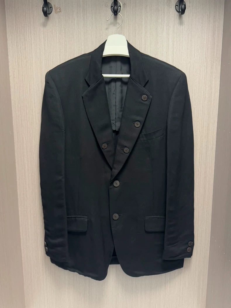 Yohji Yamamoto Black Suit Jacket