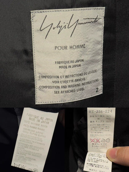Yohji Yamamoto Black Suit Jacket