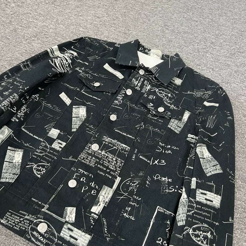 Dior Graffiti Denim Jacket