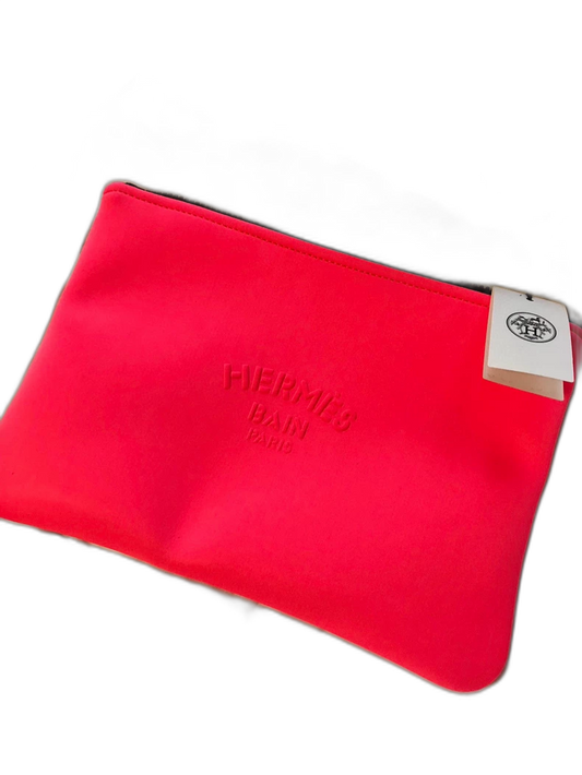 Hermes Bright Pink Clutch Bag