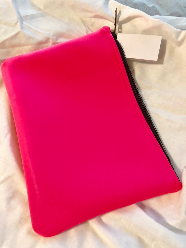 Hermes Bright Pink Clutch Bag