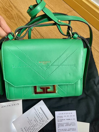 Givenchy Green Leather Handbag
