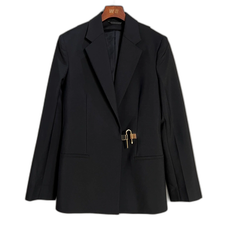 Givenchy Black Lock Button Jacket