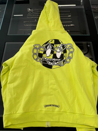Chrome Hearts Matty Fluorescent Green Hoodie-yf