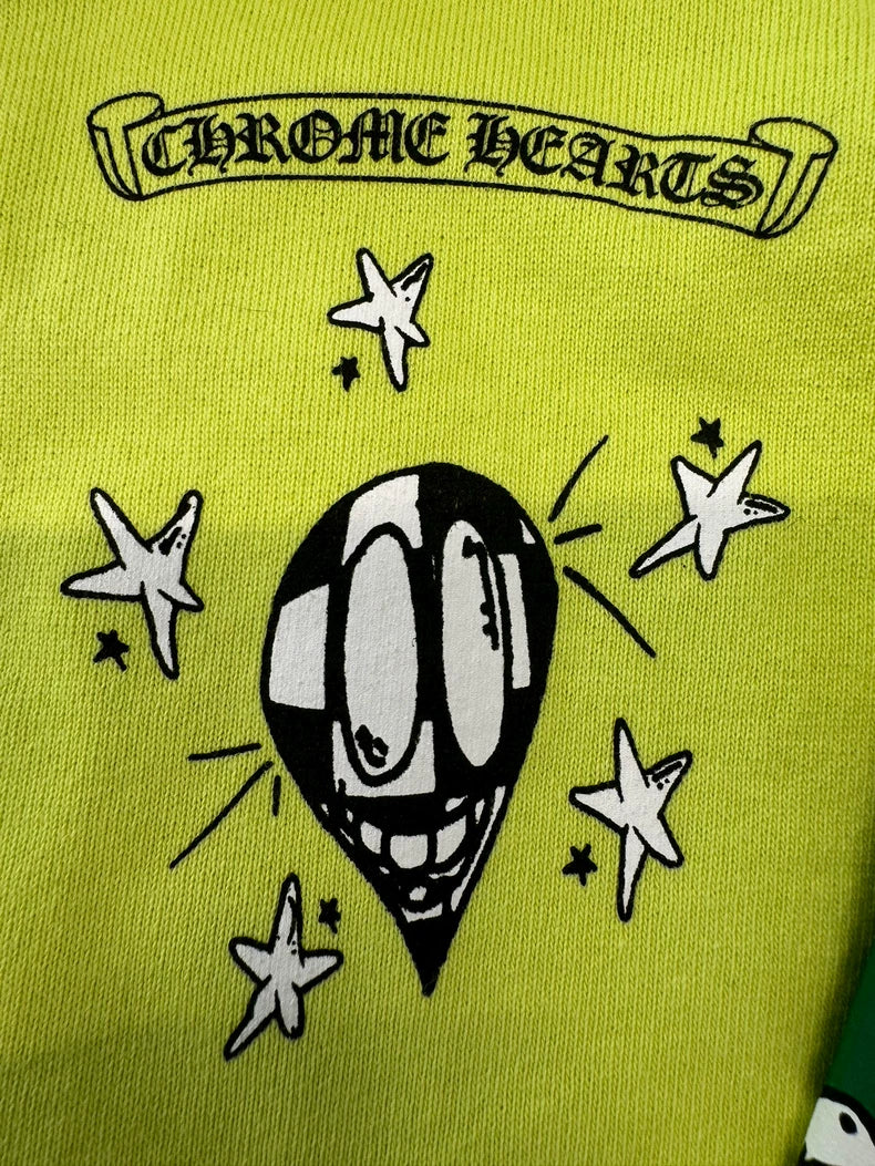 Chrome Hearts Matty Fluorescent Green Hoodie-yf