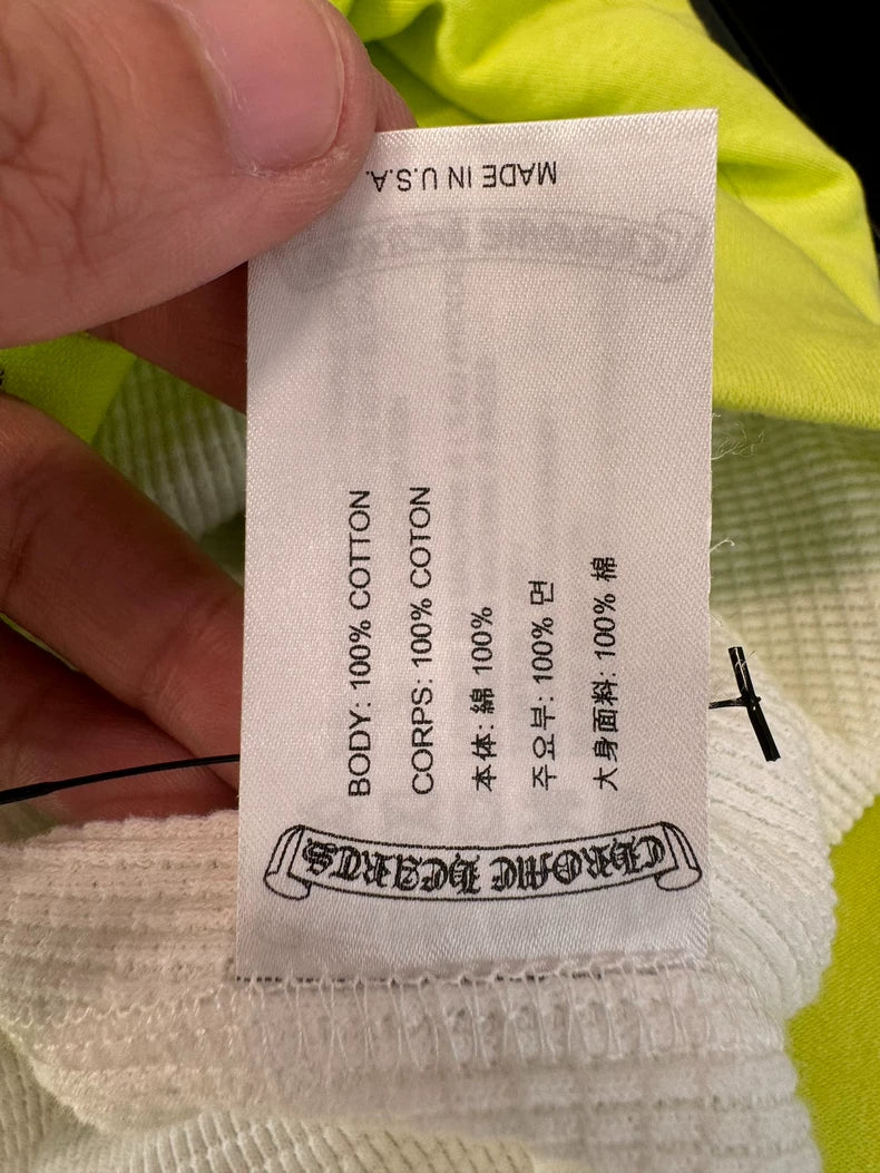 Chrome Hearts Matty Fluorescent Green Hoodie-yf