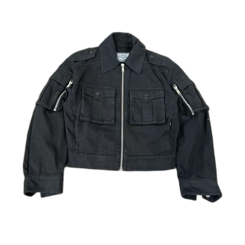 Prada Dual Pocket Functional Zip Jacket