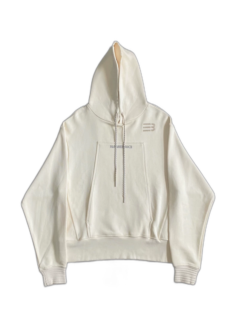 Namesake Cream Embroidered Hoodie Sweatshirt-zp