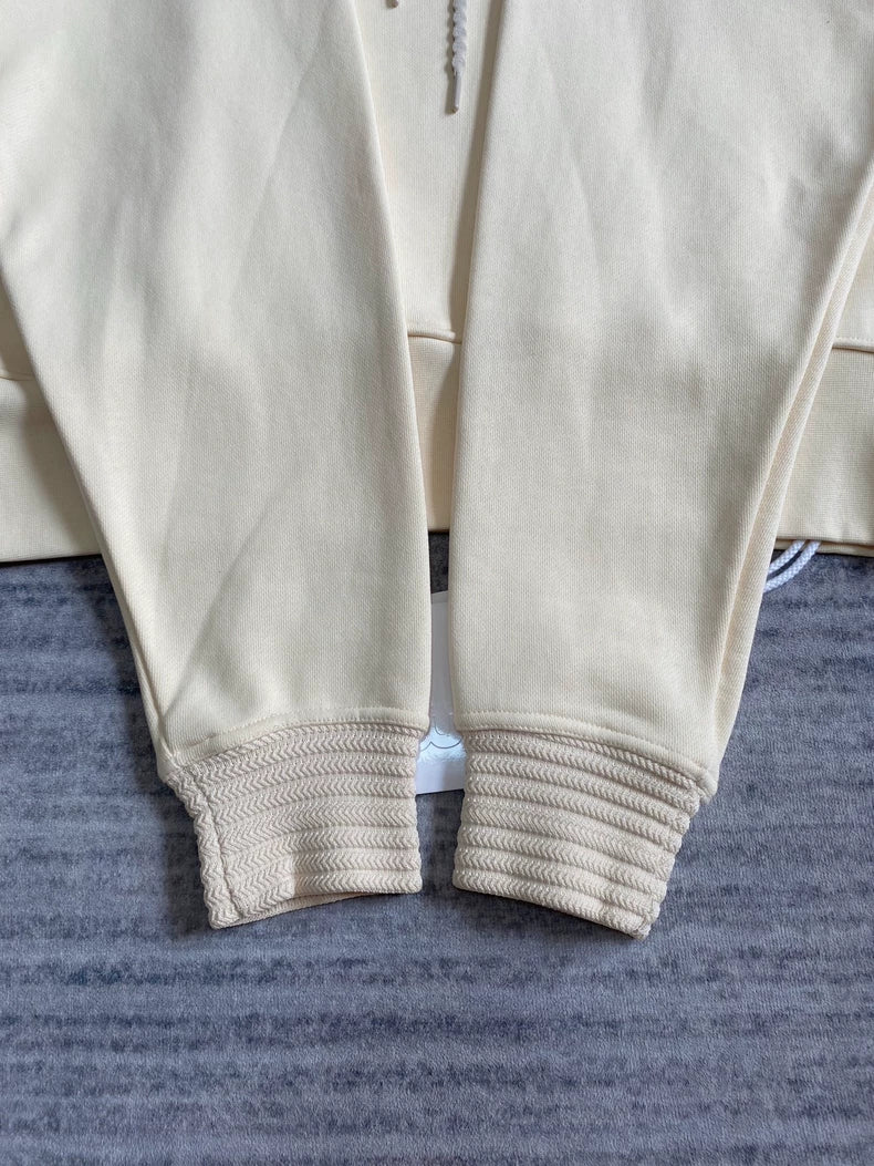 Namesake Cream Embroidered Hoodie Sweatshirt-zp