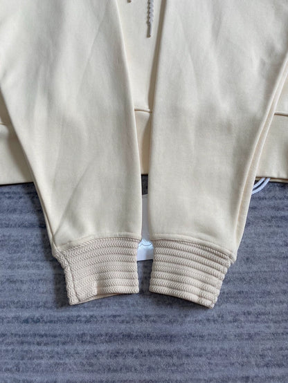 Namesake Cream Embroidered Hoodie Sweatshirt-zp