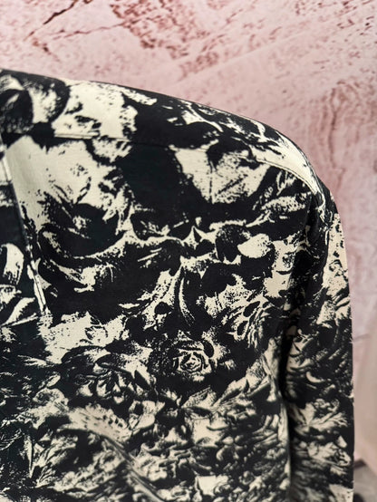 Saint Laurent Floral Silk Shirt for Women