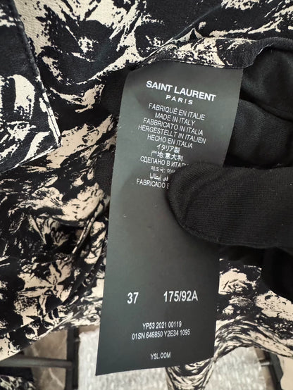Saint Laurent Floral Silk Shirt for Women