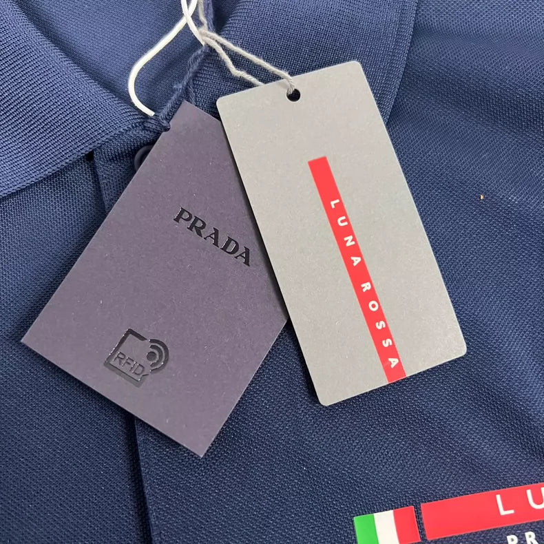 Prada Long Sleeve Polo Shirt