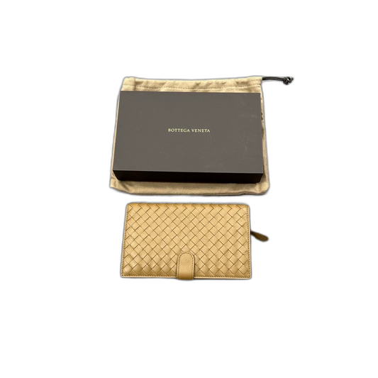 Bottega Veneta Woven Wallet in Brown
