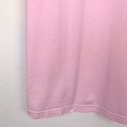 Pink Cotton T-Shirt with Logo