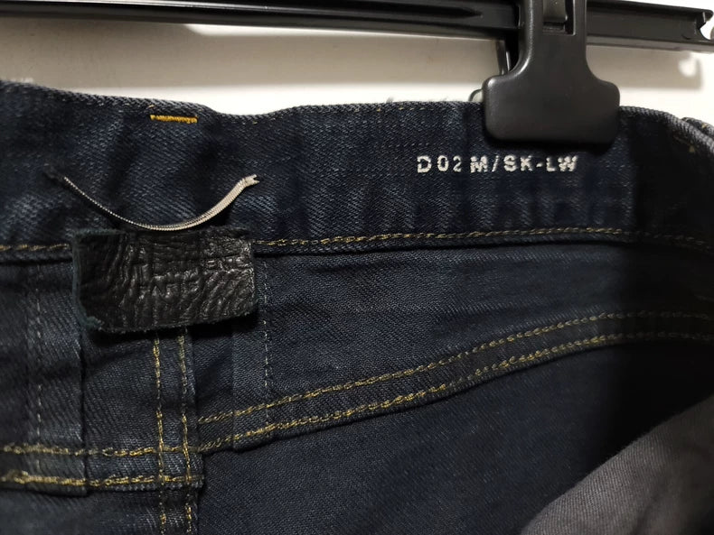 Saint Laurent Distressed Paint Denim Pants