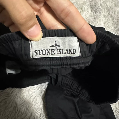 Black Stone Island Cargo Pants W32