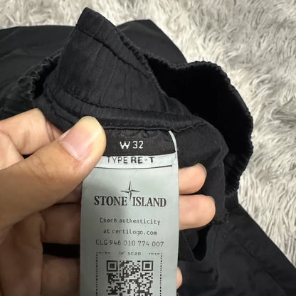 Black Stone Island Cargo Pants W32