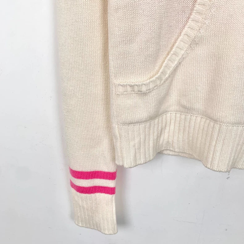 Christian Dior Cream Cashmere Knit Sweater