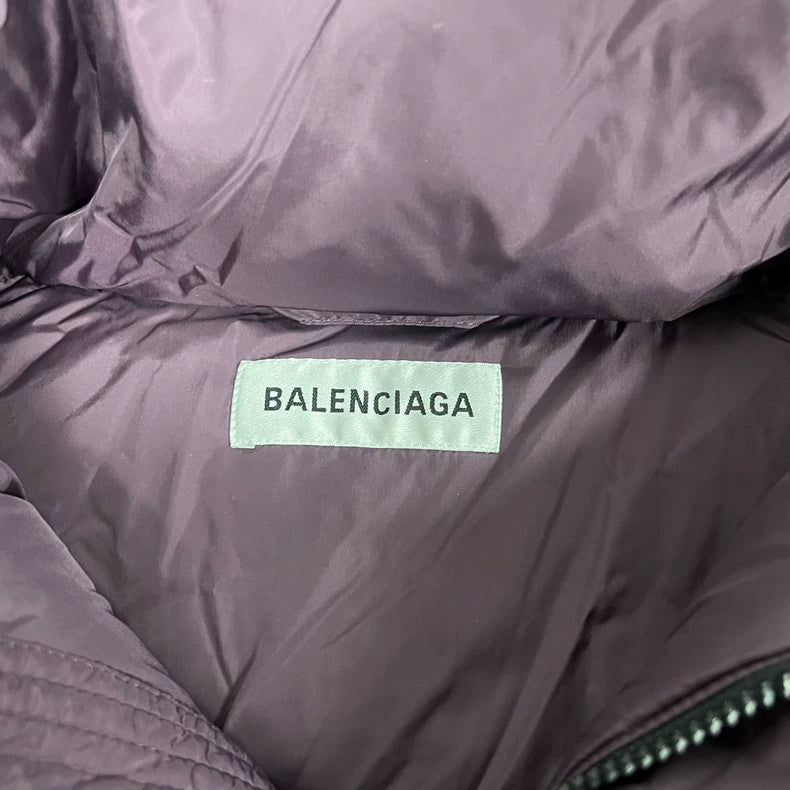 Balenciaga Logo Embroidered Puffer Jacket
