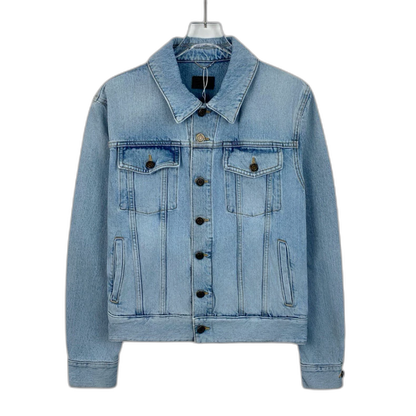 Saint Laurent Blue Denim Jacket Long Sleeve